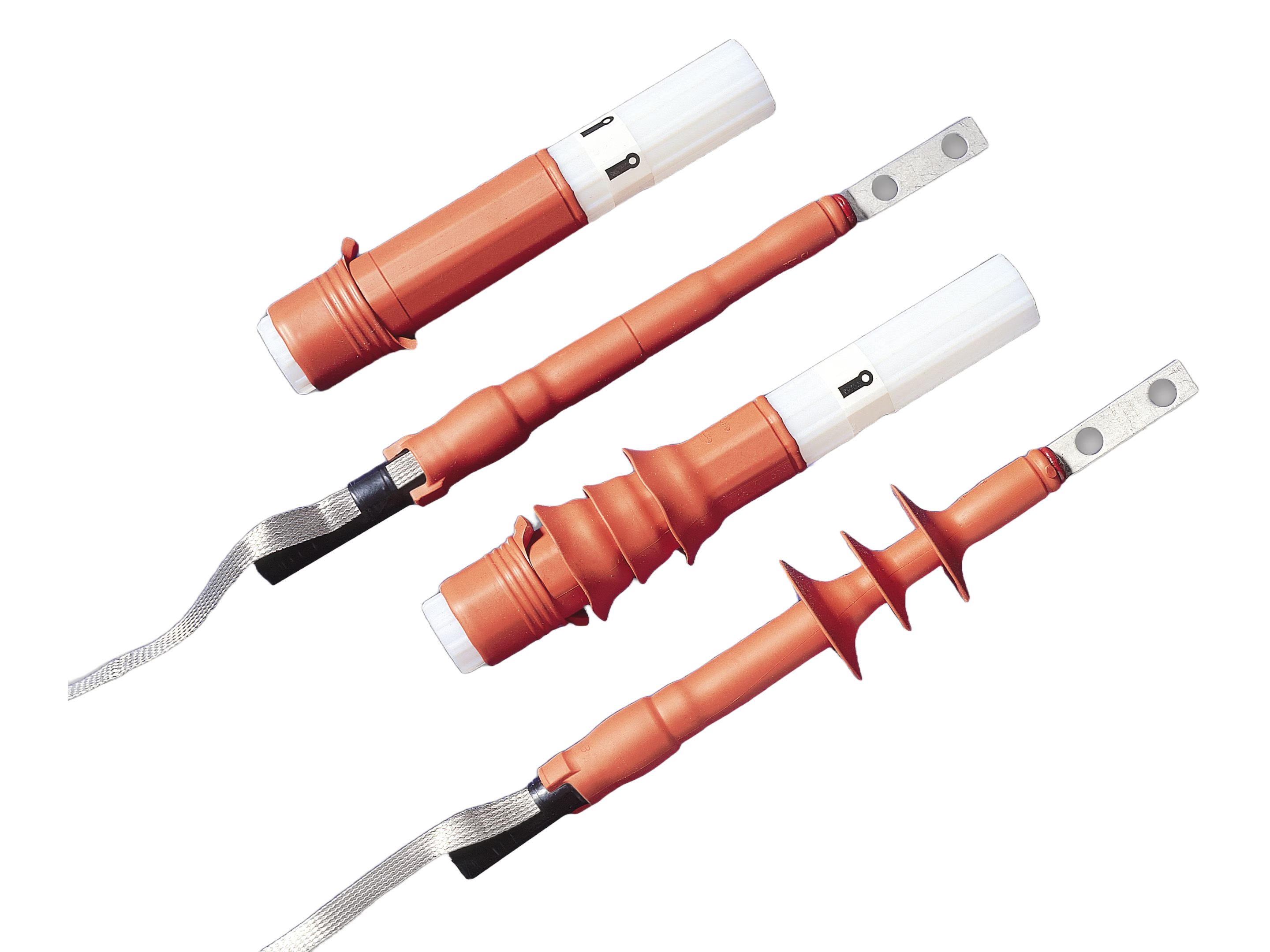 TFT-251R-SG | Terminal de contracción en frío TFT | Exterior | 25 kV | #1–3/0 AWG | Raychem (TE Connectivity)