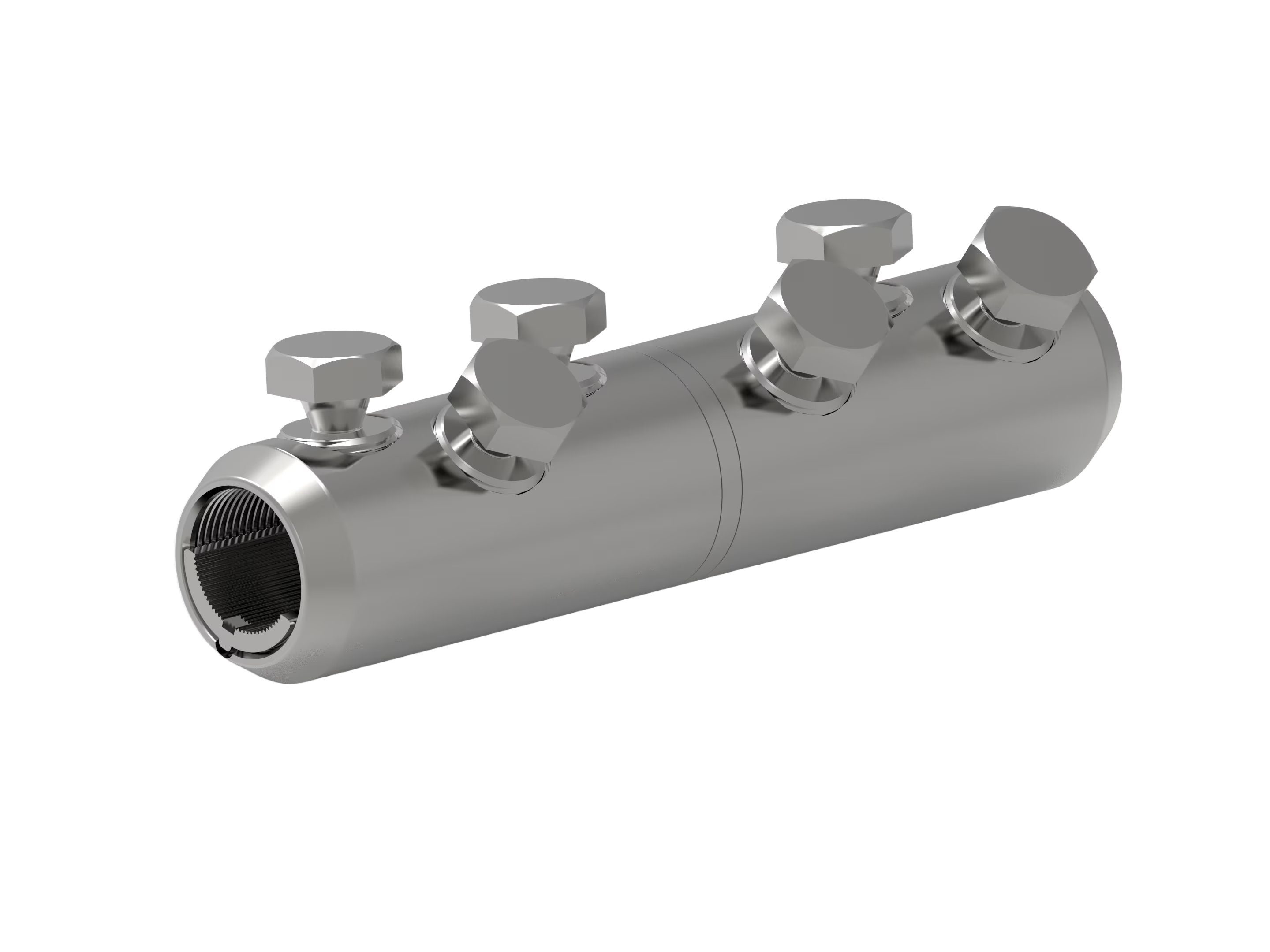 BSMB-630MK2 | Conector mecánico bimetálico shear bolt | 42 kV | 630 mm² (1250 kcmil) | Raychem (TE Connectivity)