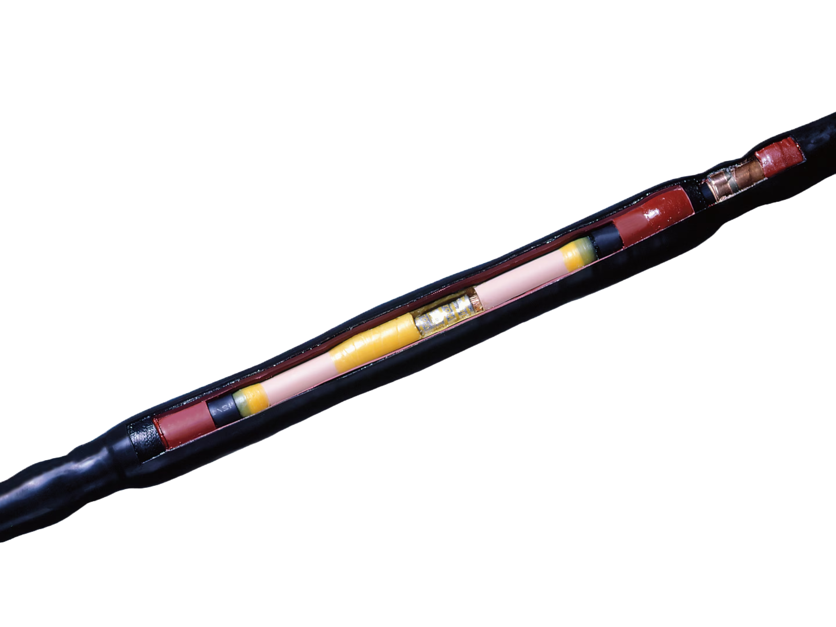 HVS-3521S | Empalme termocontráctil | 35 kV | 1/0–3/0 AWG | Raychem (TE Connectivity)