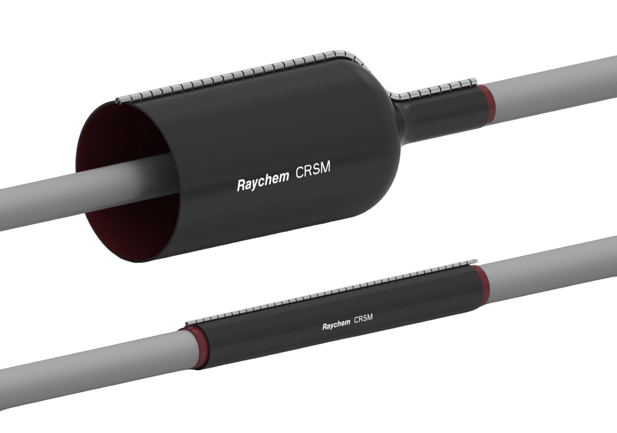 CRSM-107/29-1200 | Manga abierta termocontráctil con cierre | 1000 V | rango de calibres 1000 a 2000 kcmil | Raychem (TE Connectivity)