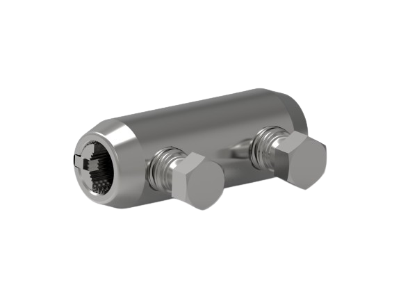 ASBS-2-3/0 | Conector mecánico bimetálico shear bolt | 35 kV | 2–3/0 AWG | Raychem (TE Connectivity)