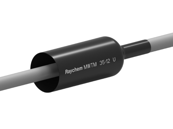 MWTM-35/12-1200-S-(B25) | Manga termocontráctil de pared media | longitud 1200 mm | diámetro 35 mm a 12 mm | Raychem (TE Connectivity)